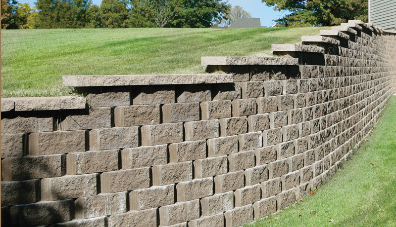 Regal Stone Keystone Hardscapes Retaining Wall